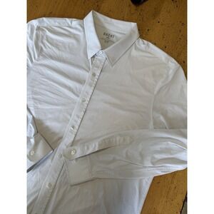 Rhone Men's XL White Long Sleeve Button Down  Commuter Performance Shirt
